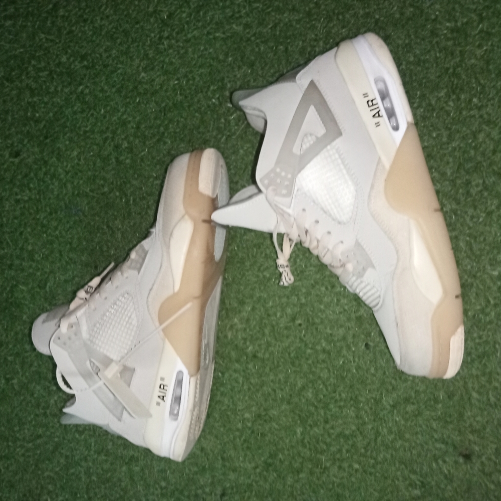Jordan 4 Off White Sail